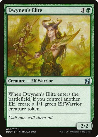 Dwynen's Elite [Duel Decks: Elves vs. Inventors] | Good Games Cannington
