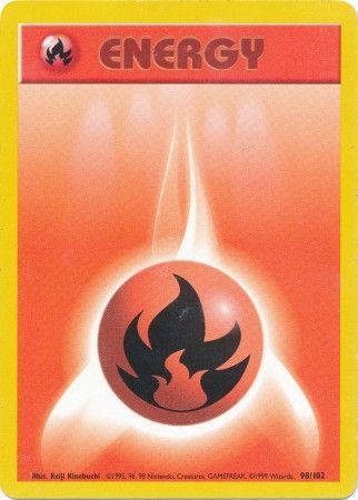 Fire Energy (98/102) [Base Set Unlimited] | Good Games Cannington