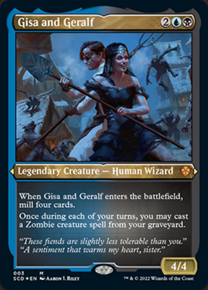 Gisa and Geralf (Foil Etched) [Starter Commander Decks] | Good Games Cannington