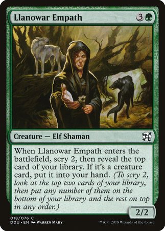 Llanowar Empath [Duel Decks: Elves vs. Inventors] | Good Games Cannington