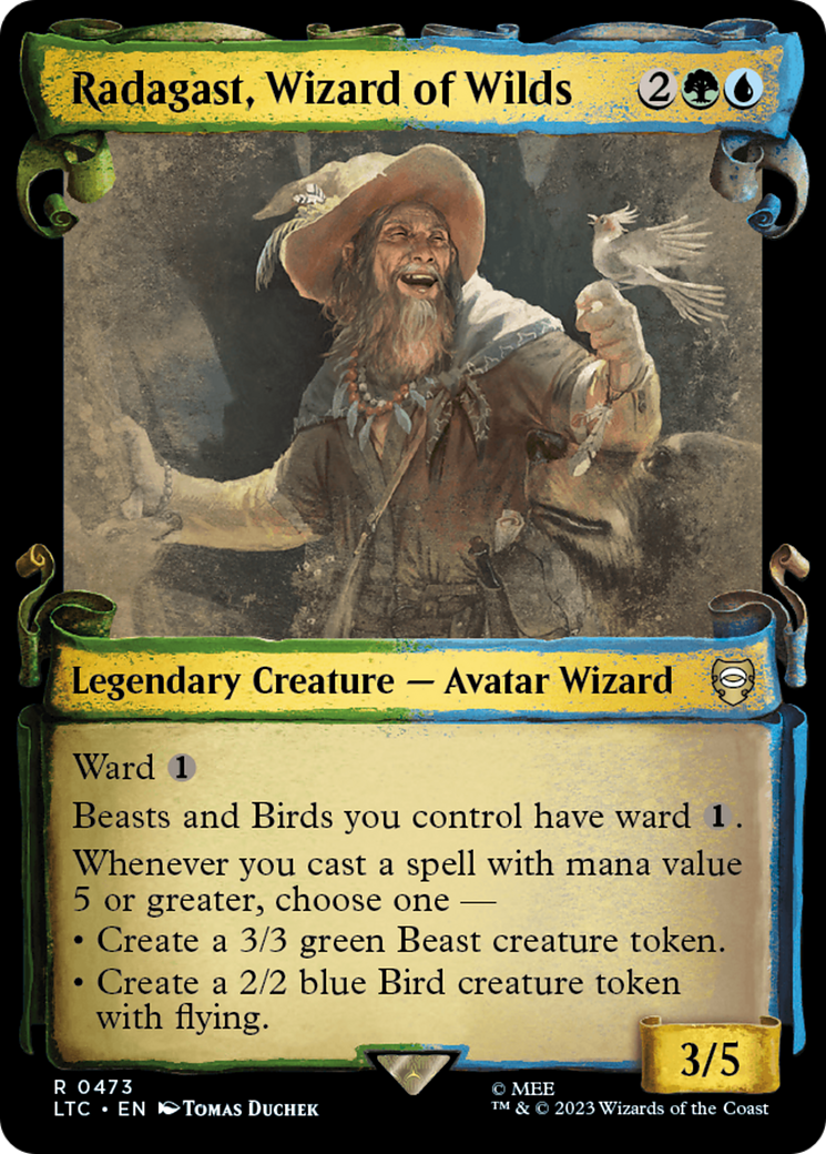 Radagast, Wizard of Wilds [The Lord of the Rings: Tales of Middle-Earth Commander Showcase Scrolls] | Good Games Cannington