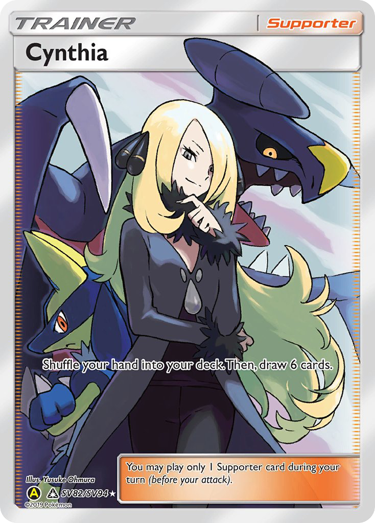 Cynthia (SV82/SV94) [Sun & Moon: Hidden Fates - Shiny Vault] | Good Games Cannington