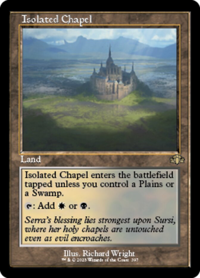Isolated Chapel (Retro) [Dominaria Remastered] | Good Games Cannington