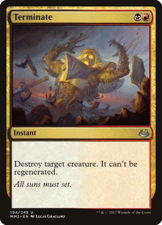 Terminate [Modern Masters 2017] | Good Games Cannington