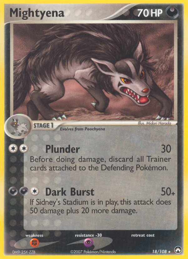 Mightyena (18/108) [EX: Power Keepers] | Good Games Cannington