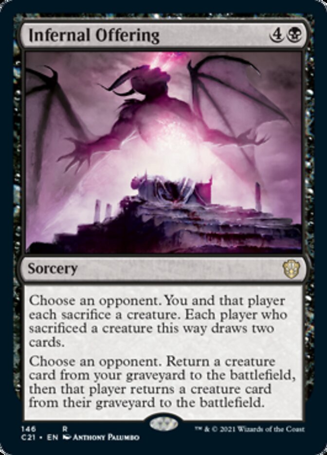 Infernal Offering [Commander 2021] | Good Games Cannington