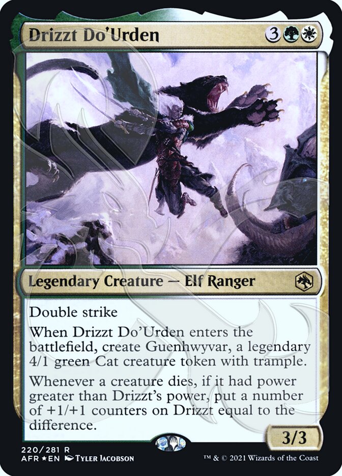 Drizzt Do'Urden (Ampersand Promo) [Dungeons & Dragons: Adventures in the Forgotten Realms Promos] | Good Games Cannington