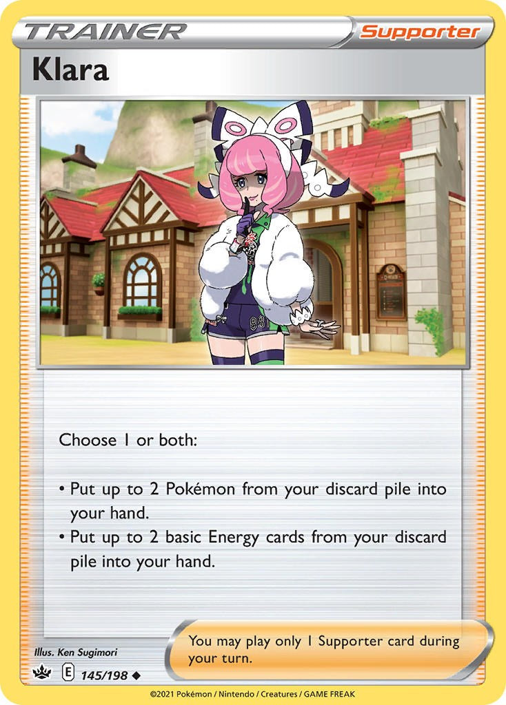 Klara (145/198) (Cosmos Foil) [Sword & Shield: Chilling Reign] | Good Games Cannington