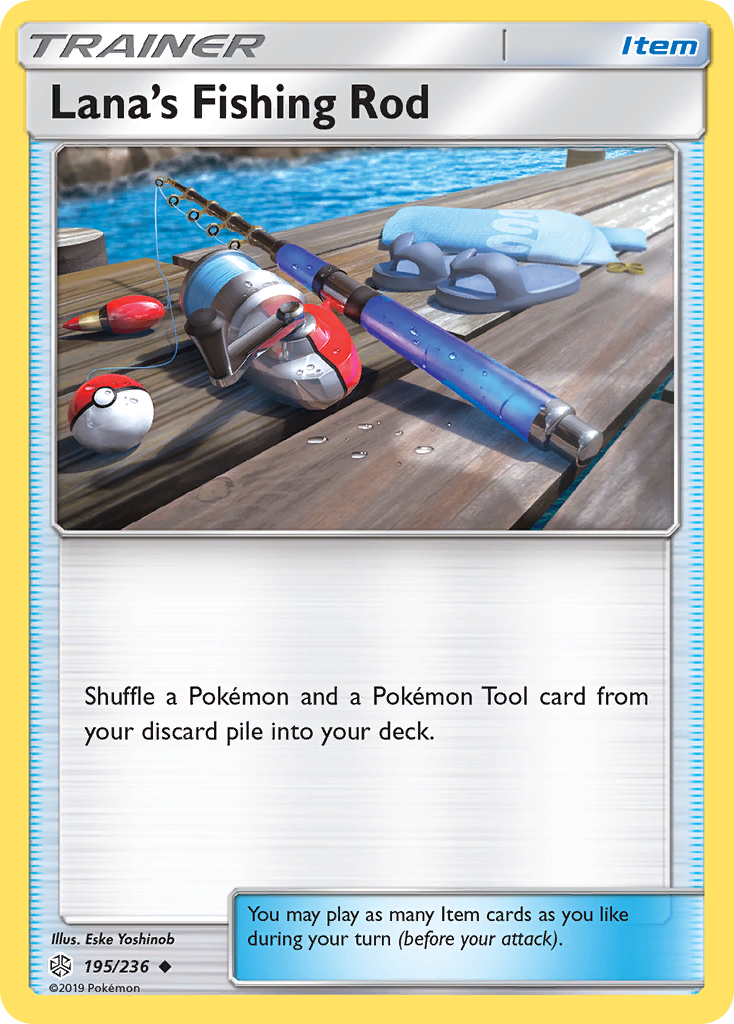 Lana's Fishing Rod (195/236) [Sun & Moon: Cosmic Eclipse] | Good Games Cannington