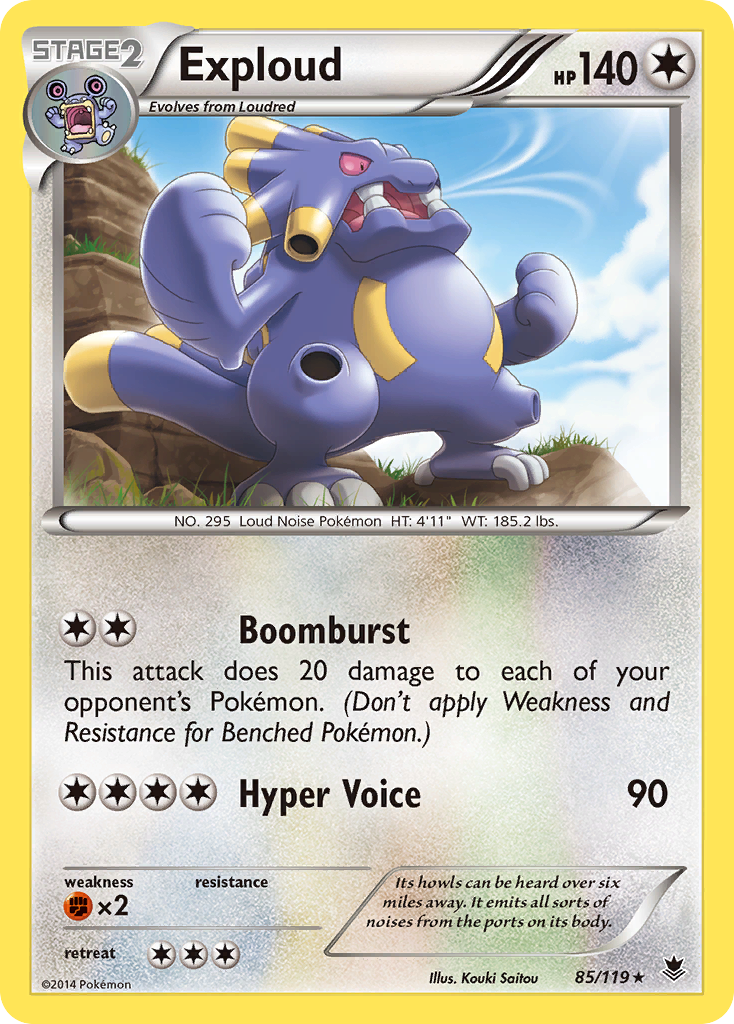 Exploud (85/119) [XY: Phantom Forces] | Good Games Cannington