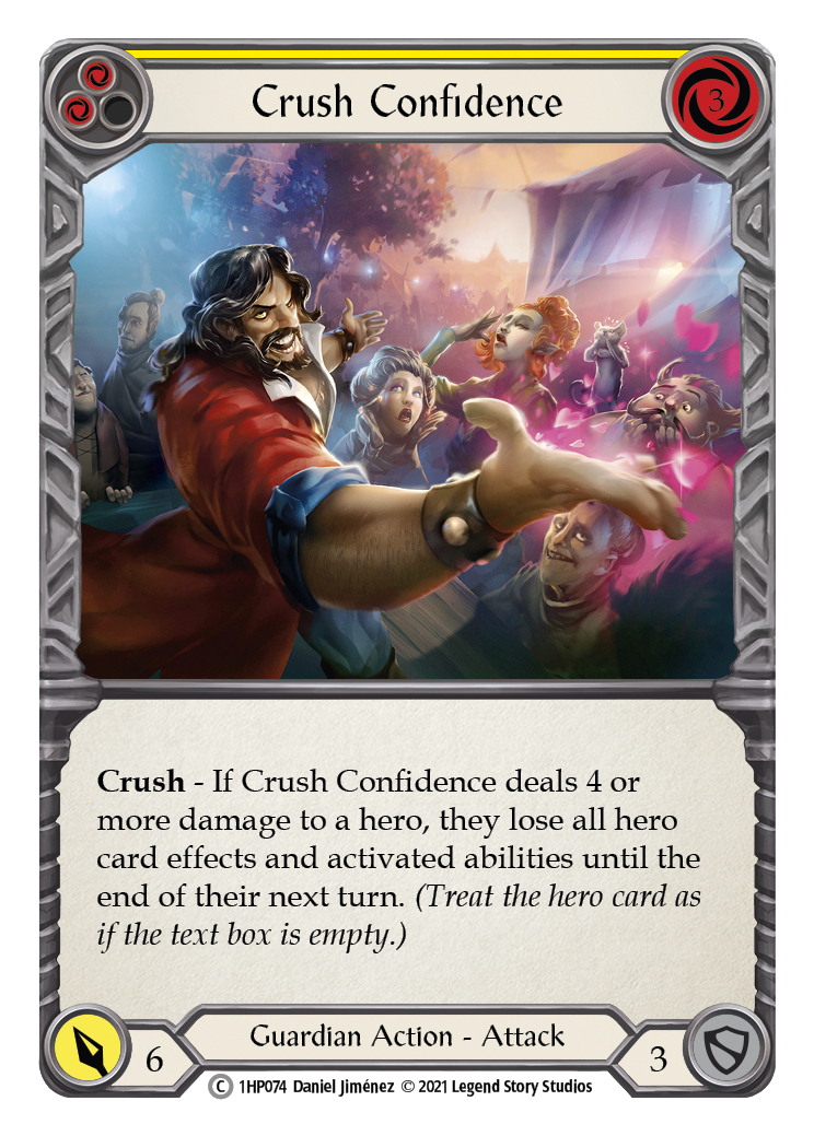Crush Confidence (Yellow) [1HP074] | Good Games Cannington