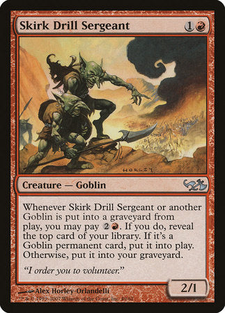 Skirk Drill Sergeant [Duel Decks: Elves vs. Goblins] | Good Games Cannington