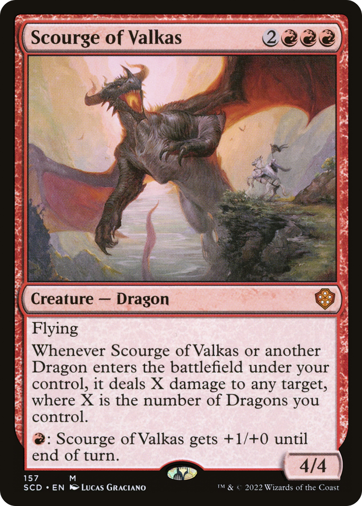 Scourge of Valkas [Starter Commander Decks] | Good Games Cannington