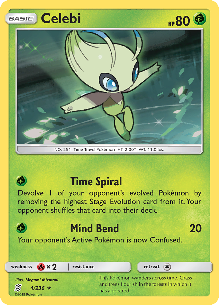 Celebi (4/236) [Sun & Moon: Unified Minds] | Good Games Cannington