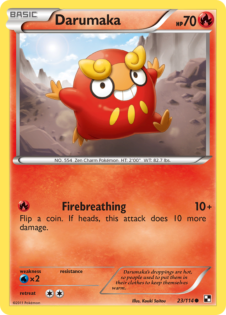 Darumaka (23/114) [Black & White: Base Set] | Good Games Cannington