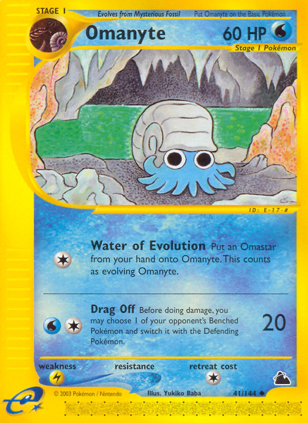 Omanyte (41/144) [Skyridge] | Good Games Cannington