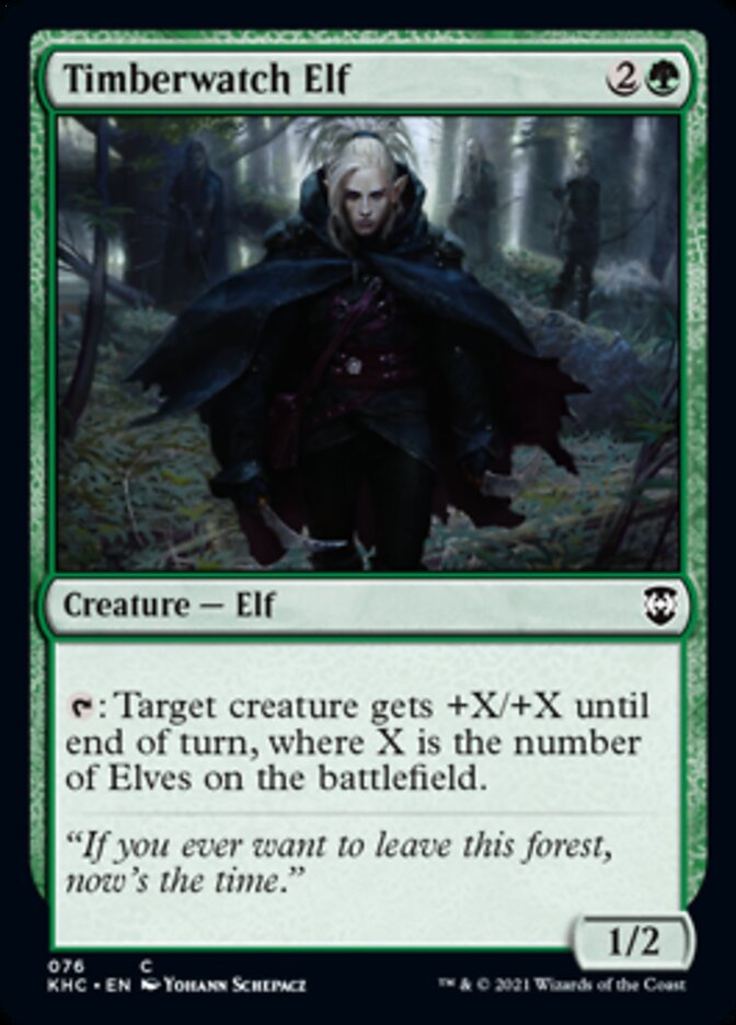 Timberwatch Elf [Kaldheim Commander] | Good Games Cannington