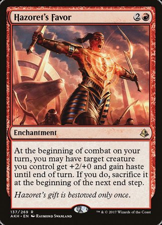 Hazoret's Favor [Amonkhet] | Good Games Cannington