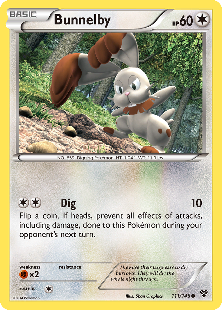 Bunnelby (111/146) [XY: Base Set] | Good Games Cannington