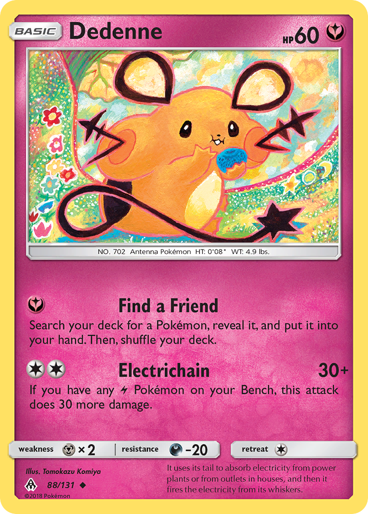Dedenne (88/131) [Sun & Moon: Forbidden Light] | Good Games Cannington
