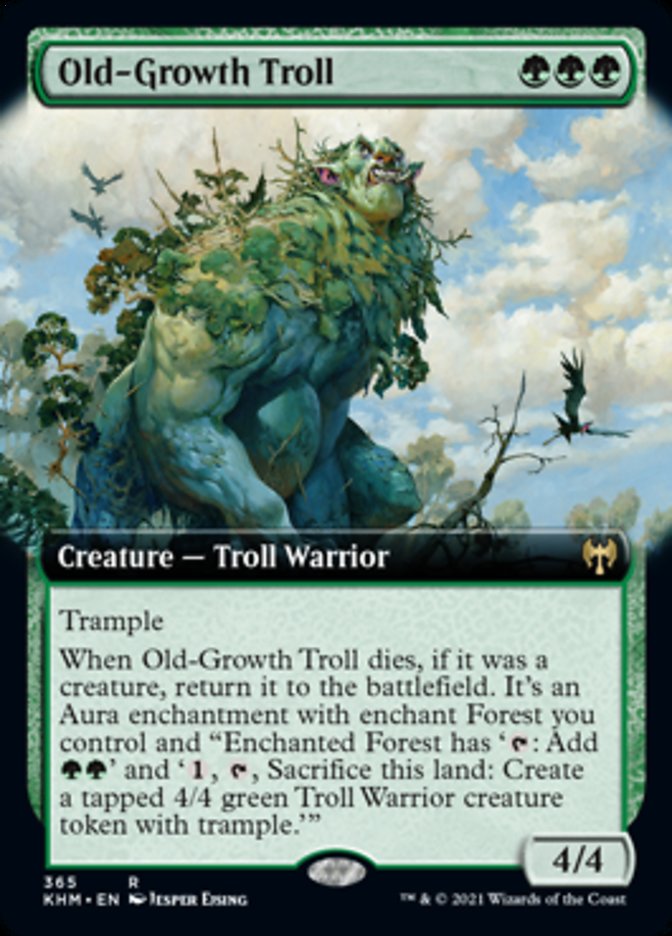 Old-Growth Troll (Extended Art) [Kaldheim] | Good Games Cannington