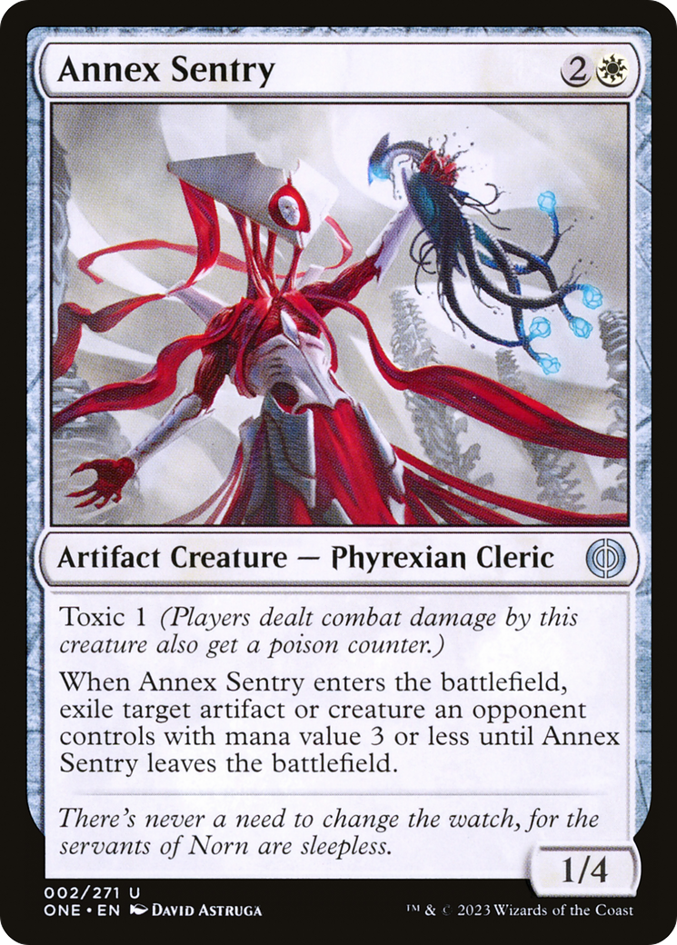 Annex Sentry [Phyrexia: All Will Be One] | Good Games Cannington