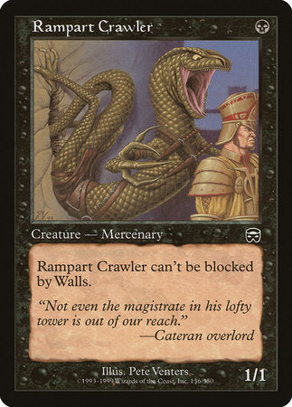 Rampart Crawler [Mercadian Masques] | Good Games Cannington