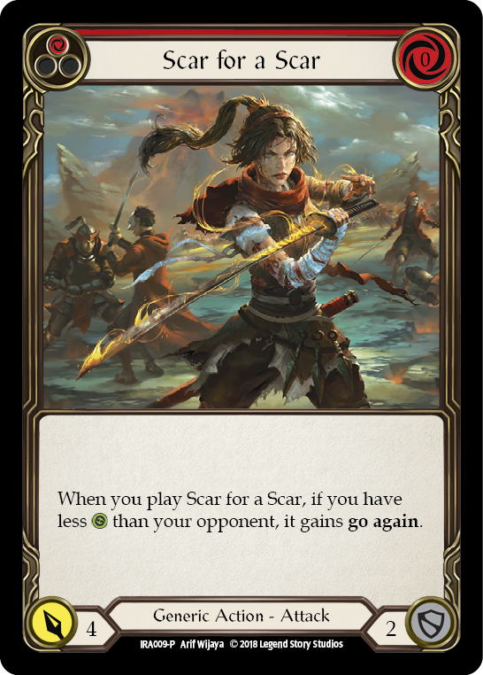 Scar for a Scar [IRA009-P] 1st Edition Normal | Good Games Cannington