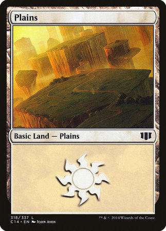 Plains (318) [Commander 2014] | Good Games Cannington