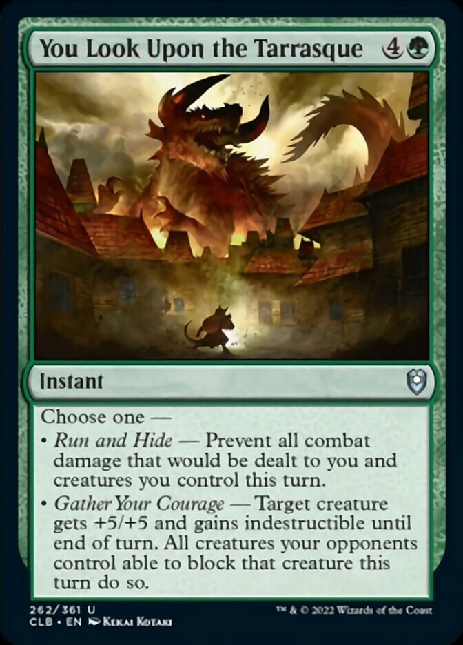 You Look Upon the Tarrasque [Commander Legends: Battle for Baldur's Gate] | Good Games Cannington