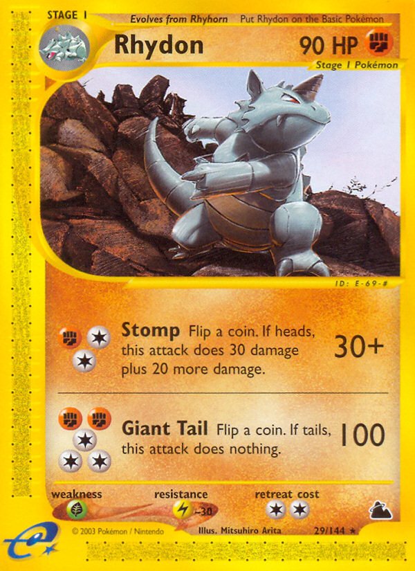 Rhydon (29/144) [Skyridge] | Good Games Cannington