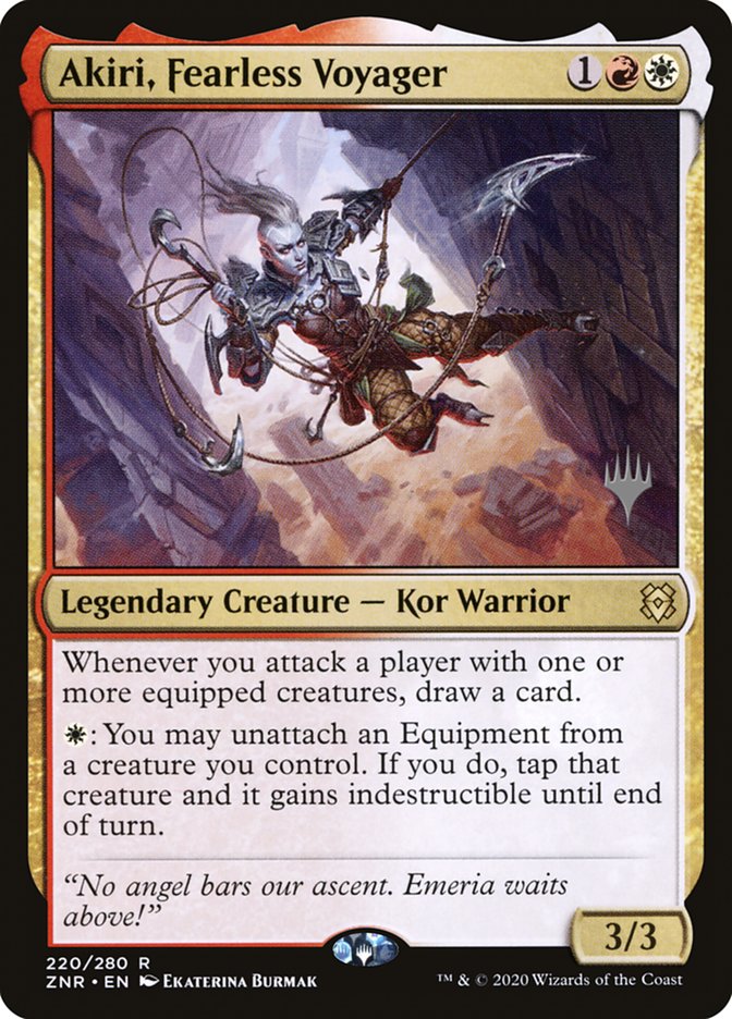 Akiri, Fearless Voyager (Promo Pack) [Zendikar Rising Promos] | Good Games Cannington