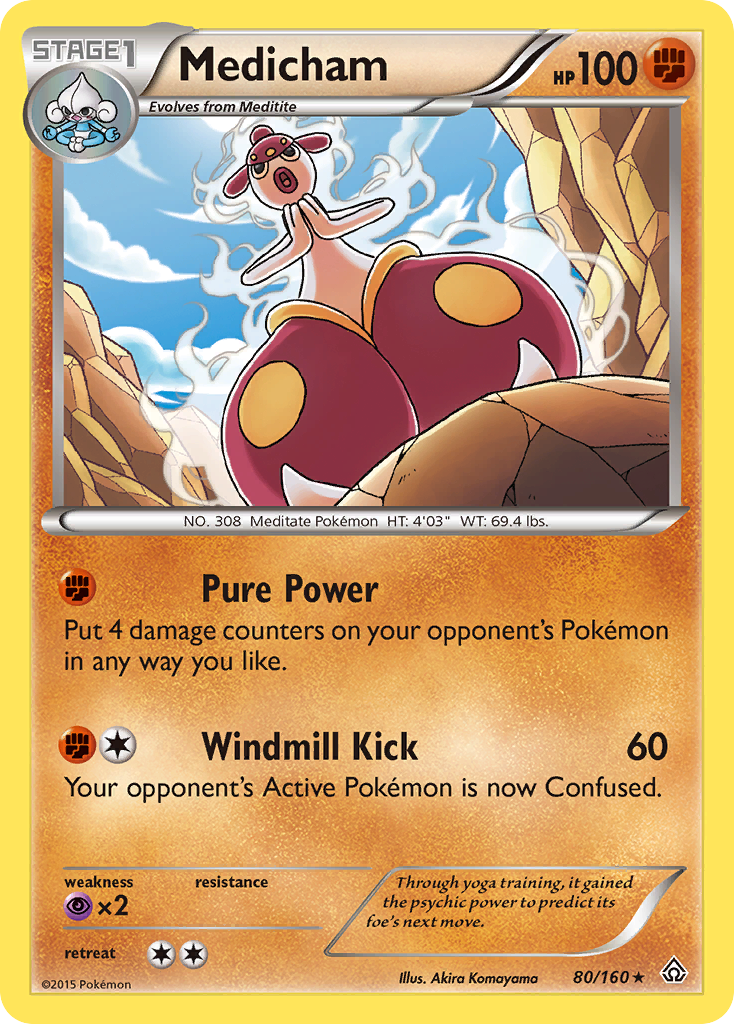 Medicham (80/160) [XY: Primal Clash] | Good Games Cannington