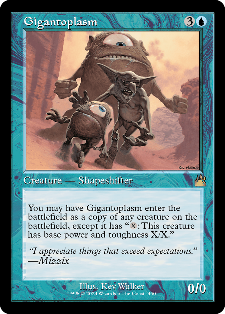 Gigantoplasm (Retro Frame) [Ravnica Remastered] | Good Games Cannington