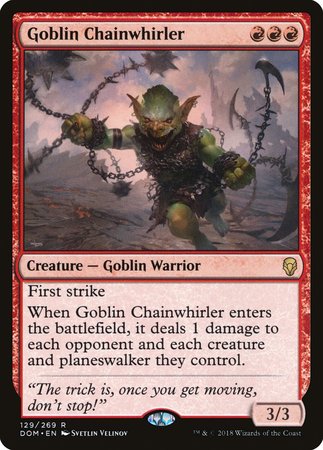 Goblin Chainwhirler [Dominaria] | Good Games Cannington
