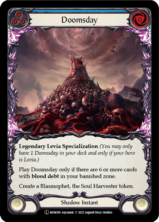 Doomsday [U-MON189-RF] Unlimited Rainbow Foil | Good Games Cannington