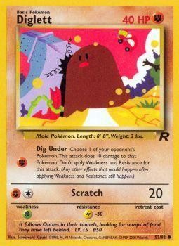 Diglett (52/82) [Team Rocket Unlimited] | Good Games Cannington