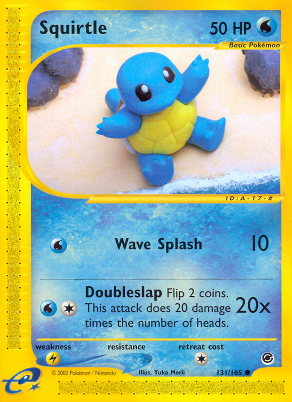 Squirtle (131/165) [Expedition: Base Set] | Good Games Cannington