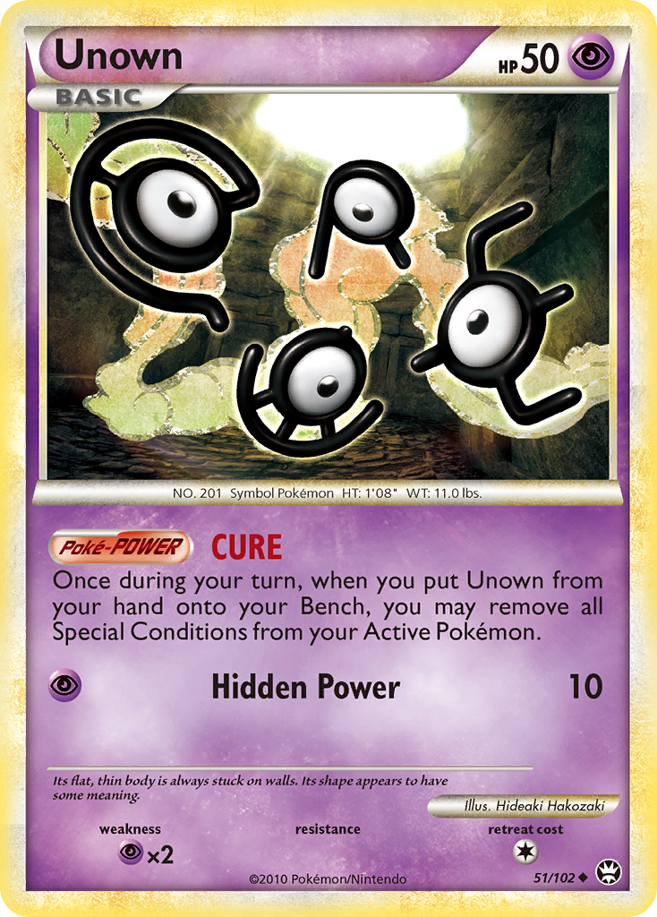 Unown (51/102) [HeartGold & SoulSilver: Triumphant] | Good Games Cannington