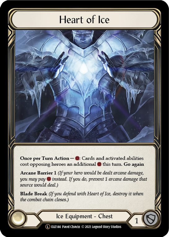 Heart of Ice [U-ELE144] Unlimited Rainbow Foil | Good Games Cannington