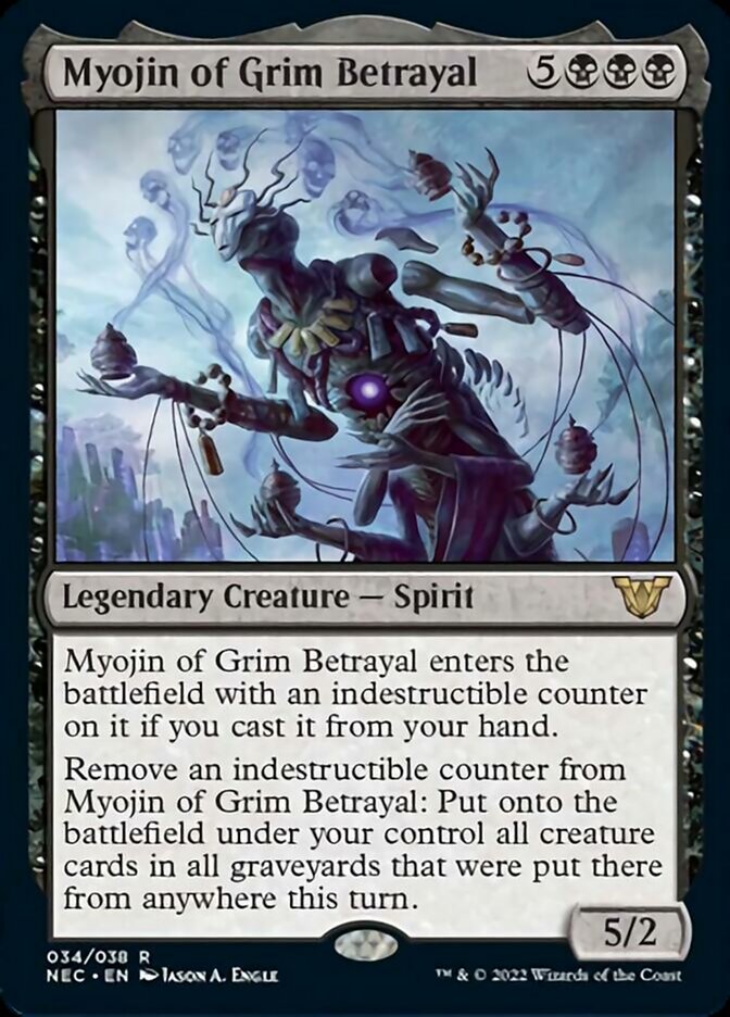 Myojin of Grim Betrayal [Kamigawa: Neon Dynasty Commander] | Good Games Cannington