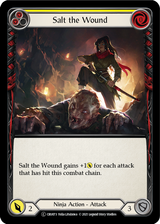 Salt the Wound [U-CRU073-RF] Unlimited Rainbow Foil | Good Games Cannington