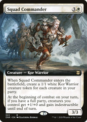 Squad Commander (Extended Art) [Zendikar Rising] | Good Games Cannington
