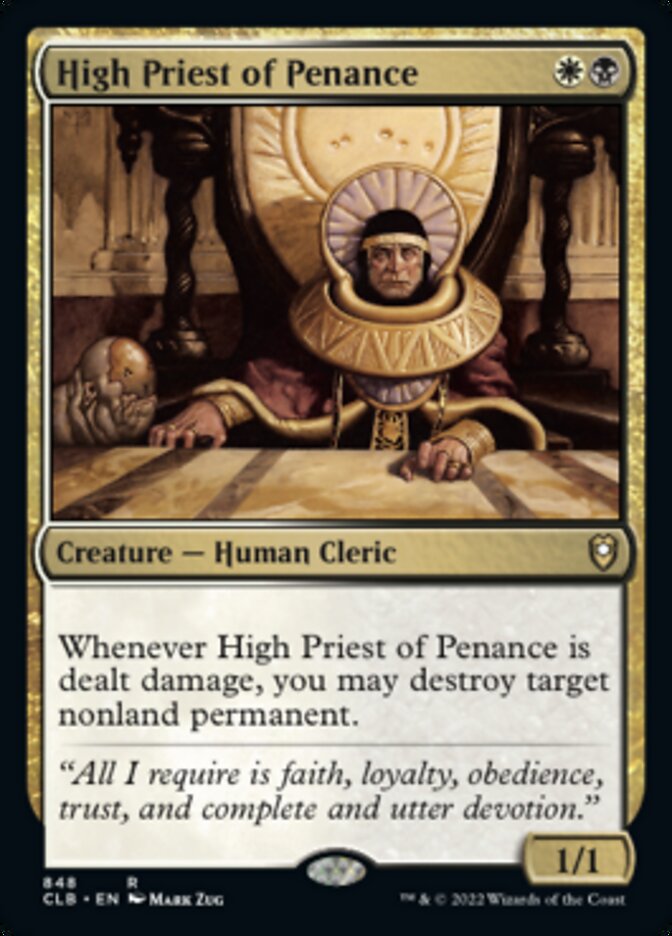 High Priest of Penance [Commander Legends: Battle for Baldur's Gate] | Good Games Cannington