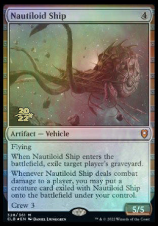 Nautiloid Ship [Commander Legends: Battle for Baldur's Gate Prerelease Promos] | Good Games Cannington