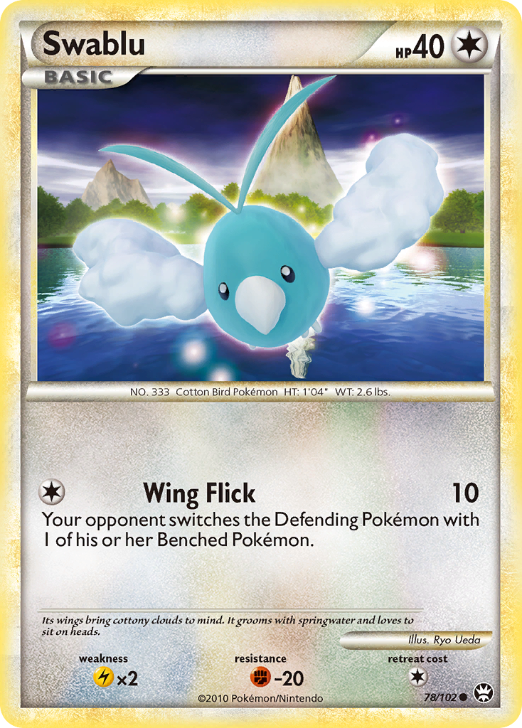 Swablu (78/102) [HeartGold & SoulSilver: Triumphant] | Good Games Cannington
