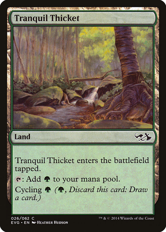 Tranquil Thicket (Elves vs. Goblins) [Duel Decks Anthology] | Good Games Cannington