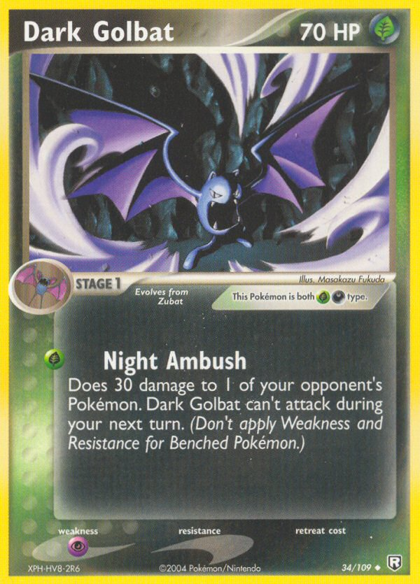 Dark Golbat (34/109) [EX: Team Rocket Returns] | Good Games Cannington