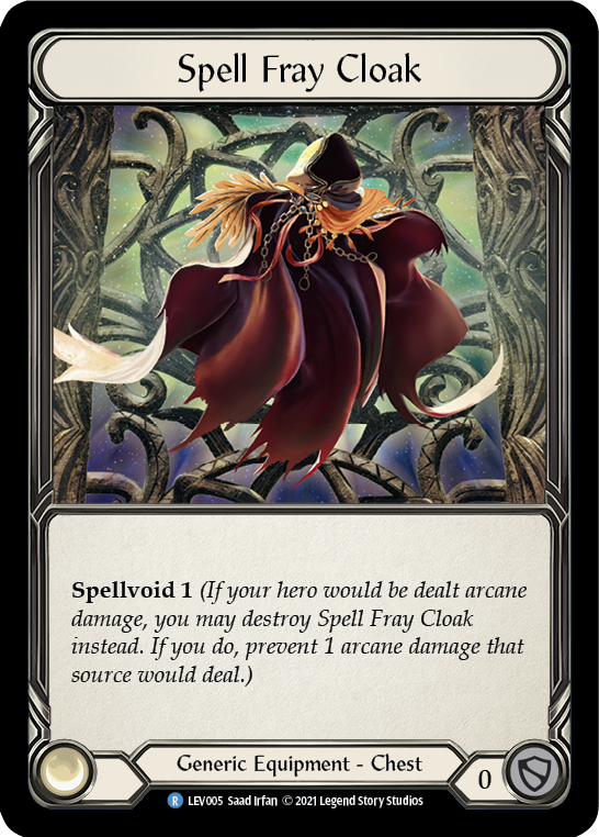 Spell Fray Cloak [LEV005] (Monarch Levia Blitz Deck) | Good Games Cannington