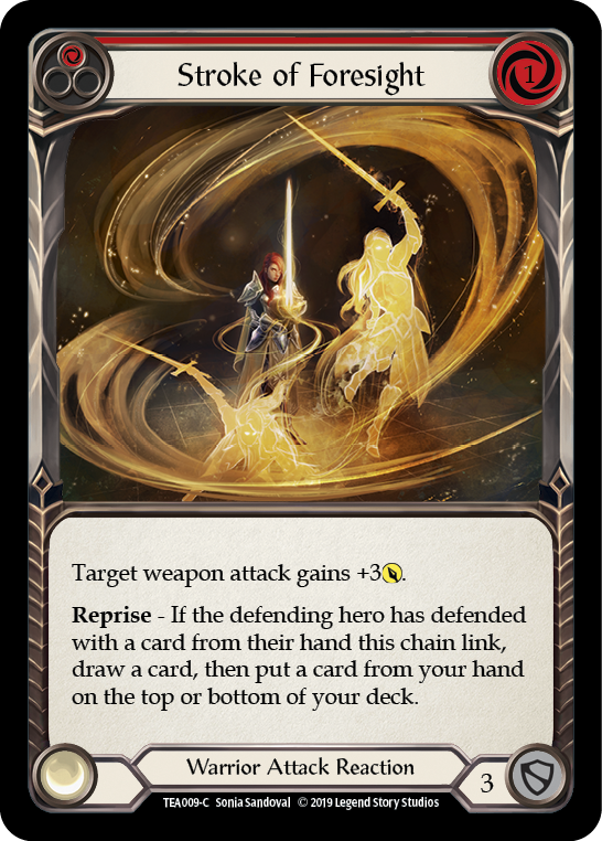 Stroke of Foresight (Red) [TEA009-C] 1st Edition Normal | Good Games Cannington